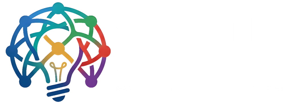 Smartiz Global logo with colorful network globe and lightbulb symbol representing innovation, creativity, and growth