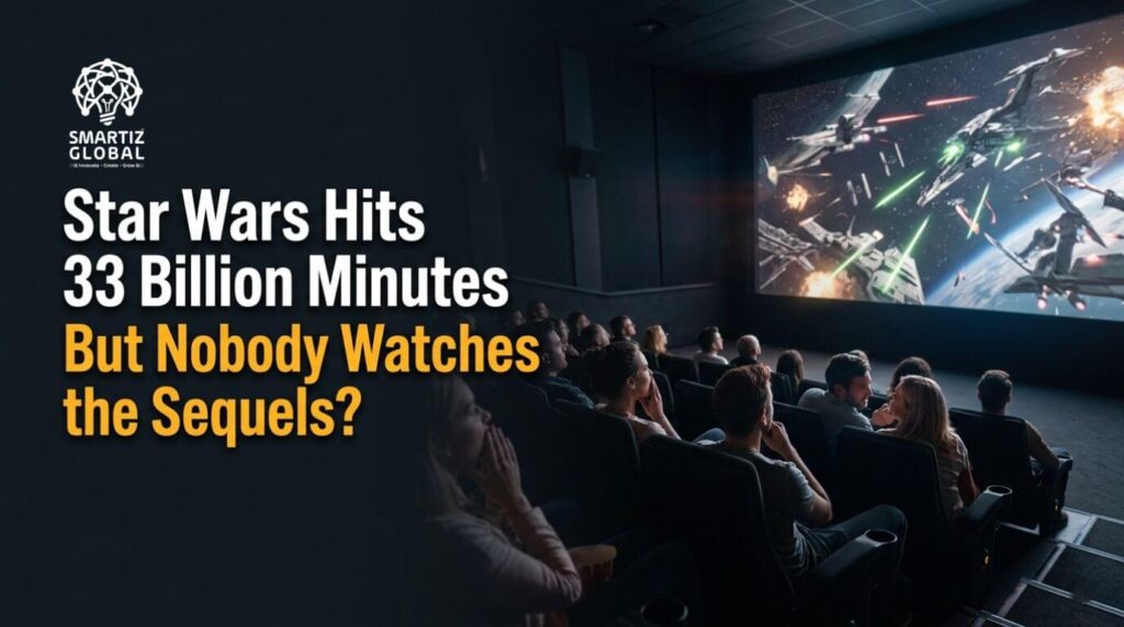 Star Wars streaming minutes reach 33 billion as fans watch in theater while sequel trilogy sees decline in rewatch trends Smartiz Global